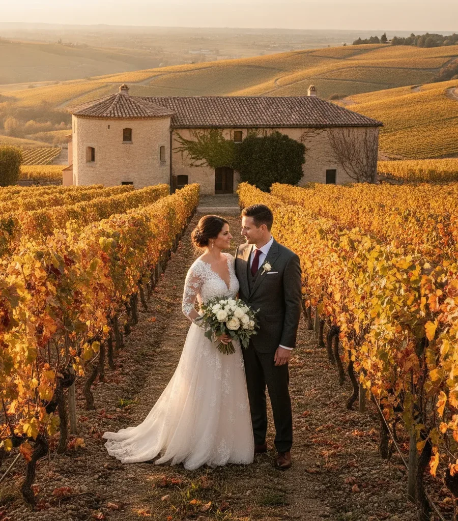 Photographe mariage domaine viticole Rhône, le guide 2026