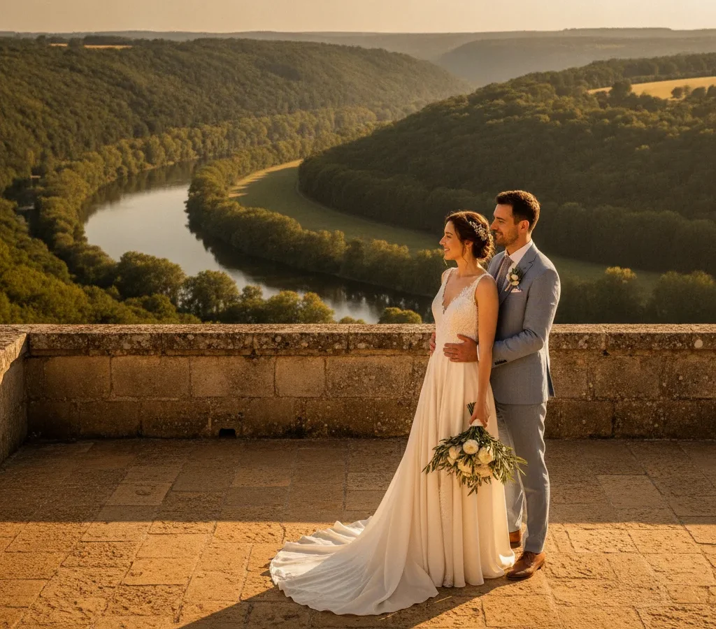 Photographe mariage Périgord Dordogne, châteaux et bastides